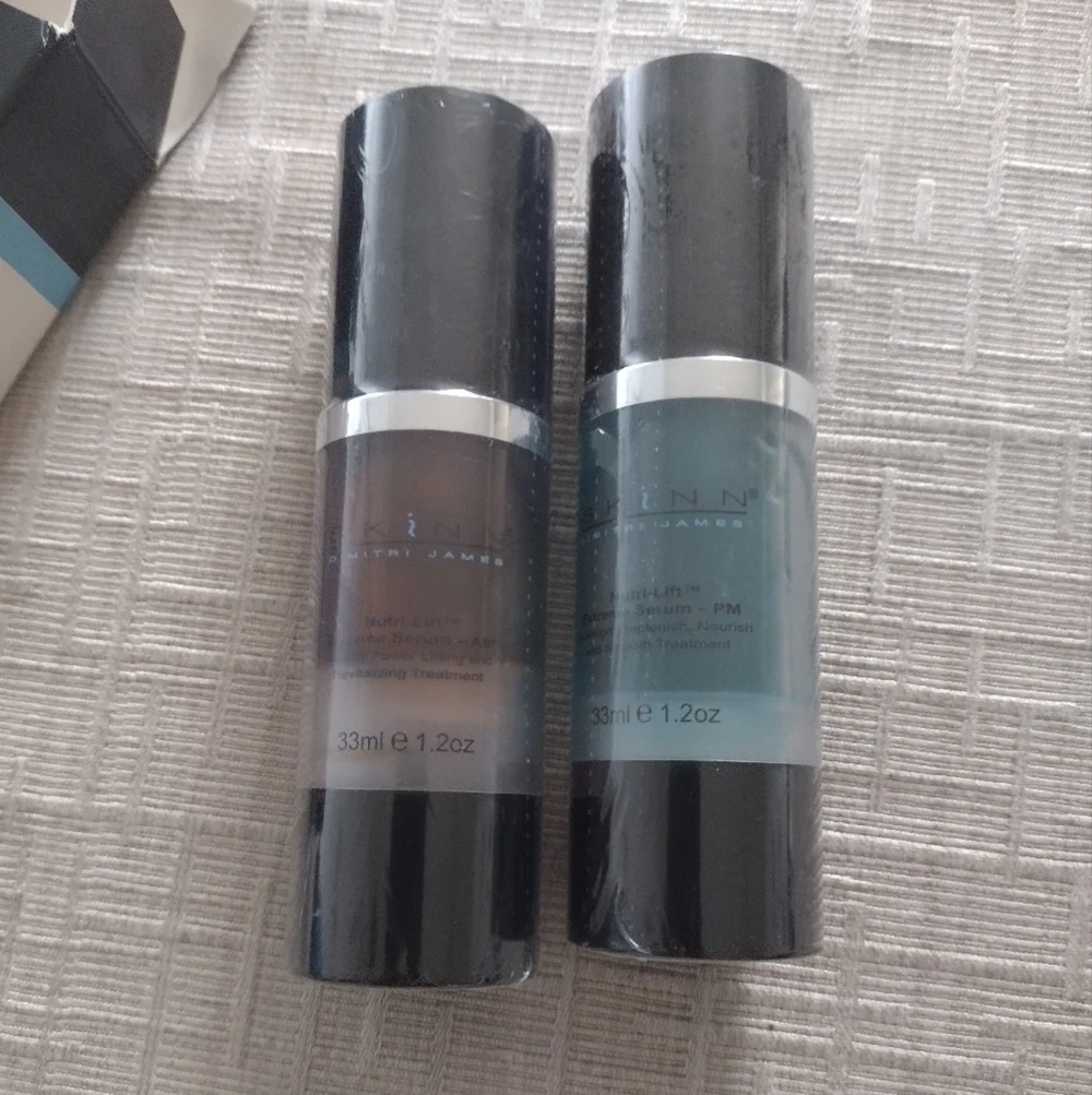 Skinn Dimitry James nutri lift extreme serums AM & PM Sealed